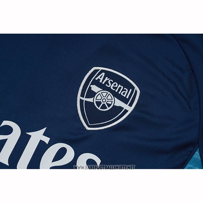 Tracksuit Arsenal Short Sleeve 2025-2026 Blue Grey - Shorts